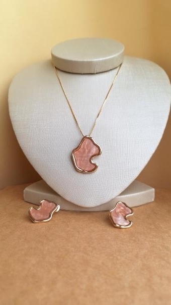 CONJUNTO  BANHADO A OURO 18K OU RÓDIO - Código 16567587240