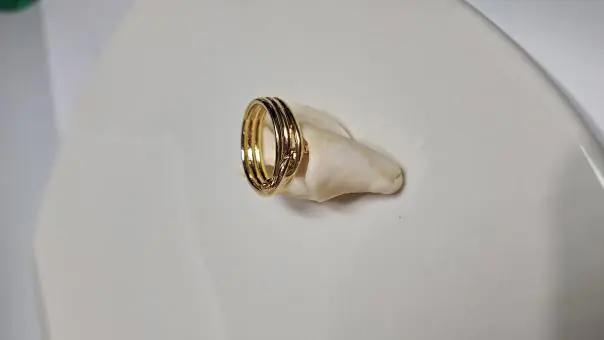 ANEL BANHO OURO 18K OU RÓDIO