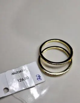 ANEL BANHO OURO 18K OU RÓDIO
